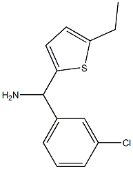  (3-chlorophenyl)(5-ethylthiophen-2-yl)methanamine