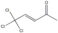 (3E)-5,5,5-trichloropent-3-en-2-one 结构式