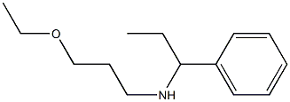 (3-ethoxypropyl)(1-phenylpropyl)amine Structure