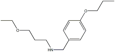 (3-ethoxypropyl)[(4-propoxyphenyl)methyl]amine