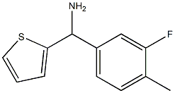  (3-fluoro-4-methylphenyl)(thiophen-2-yl)methanamine