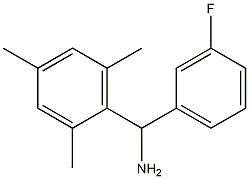 (3-fluorophenyl)(2,4,6-trimethylphenyl)methanamine