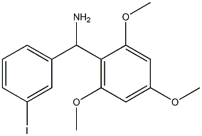 (3-iodophenyl)(2,4,6-trimethoxyphenyl)methanamine Struktur