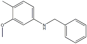 (3-methoxy-4-methylphenyl)(phenyl)methylamine Structure