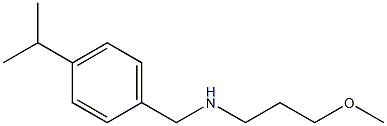 (3-methoxypropyl)({[4-(propan-2-yl)phenyl]methyl})amine,,结构式