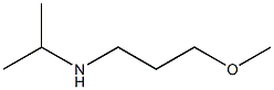 (3-methoxypropyl)(propan-2-yl)amine,,结构式