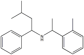 (3-methyl-1-phenylbutyl)[1-(2-methylphenyl)ethyl]amine|