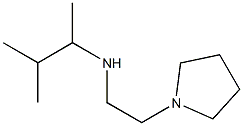 (3-methylbutan-2-yl)[2-(pyrrolidin-1-yl)ethyl]amine Structure