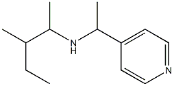 (3-methylpentan-2-yl)[1-(pyridin-4-yl)ethyl]amine Structure