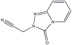 (3-oxo[1,2,4]triazolo[4,3-a]pyridin-2(3H)-yl)acetonitrile Structure