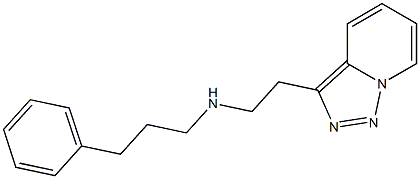 (3-phenylpropyl)(2-{[1,2,4]triazolo[3,4-a]pyridin-3-yl}ethyl)amine Structure