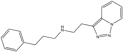 (3-phenylpropyl)(2-{[1,2,4]triazolo[3,4-a]pyridin-3-yl}ethyl)amine