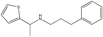 (3-phenylpropyl)[1-(thiophen-2-yl)ethyl]amine,,结构式