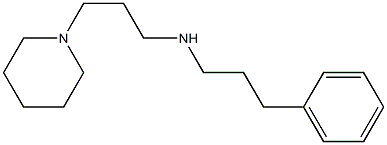 (3-phenylpropyl)[3-(piperidin-1-yl)propyl]amine 化学構造式