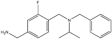 (4-{[benzyl(propan-2-yl)amino]methyl}-3-fluorophenyl)methanamine