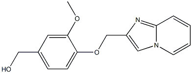 (4-{imidazo[1,2-a]pyridin-2-ylmethoxy}-3-methoxyphenyl)methanol Structure