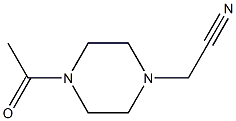 (4-acetylpiperazin-1-yl)acetonitrile Structure