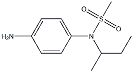 (4-aminophenyl)-N-(butan-2-yl)methanesulfonamide Structure