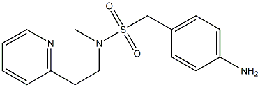 (4-aminophenyl)-N-methyl-N-[2-(pyridin-2-yl)ethyl]methanesulfonamide Structure