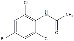 (4-bromo-2,6-dichlorophenyl)urea 化学構造式