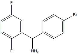 (4-bromophenyl)(2,5-difluorophenyl)methanamine|