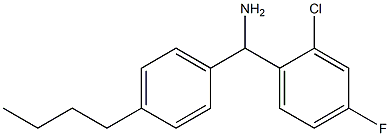 (4-butylphenyl)(2-chloro-4-fluorophenyl)methanamine Structure