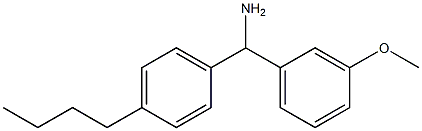 (4-butylphenyl)(3-methoxyphenyl)methanamine Structure