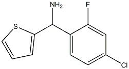 (4-chloro-2-fluorophenyl)(thiophen-2-yl)methanamine