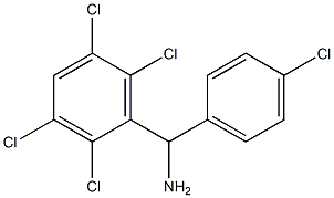 (4-chlorophenyl)(2,3,5,6-tetrachlorophenyl)methanamine