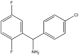 (4-chlorophenyl)(2,5-difluorophenyl)methanamine