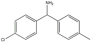 (4-chlorophenyl)(4-methylphenyl)methanamine,,结构式