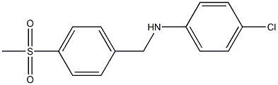 (4-chlorophenyl)[4-(methylsulfonyl)phenyl]methylamine Struktur