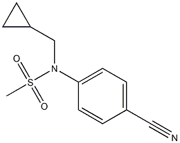  (4-cyanophenyl)-N-(cyclopropylmethyl)methanesulfonamide