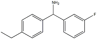 (4-ethylphenyl)(3-fluorophenyl)methanamine