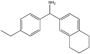 (4-ethylphenyl)(5,6,7,8-tetrahydronaphthalen-2-yl)methanamine Structure