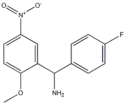 (4-fluorophenyl)(2-methoxy-5-nitrophenyl)methanamine