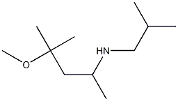 (4-methoxy-4-methylpentan-2-yl)(2-methylpropyl)amine 结构式