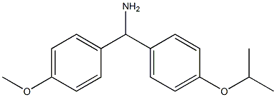 (4-methoxyphenyl)[4-(propan-2-yloxy)phenyl]methanamine 结构式