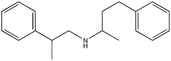 (4-phenylbutan-2-yl)(2-phenylpropyl)amine,,结构式