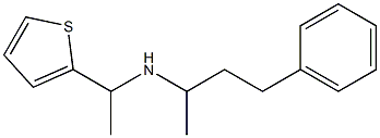 (4-phenylbutan-2-yl)[1-(thiophen-2-yl)ethyl]amine Struktur