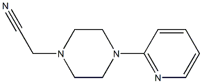 (4-pyridin-2-ylpiperazin-1-yl)acetonitrile Struktur