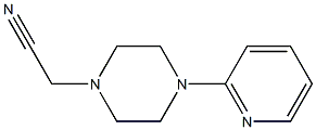 (4-pyridin-2-ylpiperazin-1-yl)acetonitrile Structure