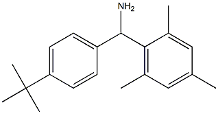 (4-tert-butylphenyl)(2,4,6-trimethylphenyl)methanamine Struktur