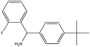 (4-tert-butylphenyl)(2-fluorophenyl)methanamine,,结构式