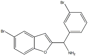 (5-bromo-1-benzofuran-2-yl)(3-bromophenyl)methanamine