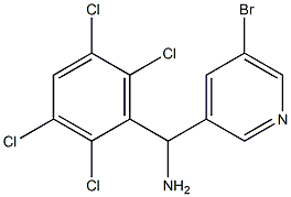 (5-bromopyridin-3-yl)(2,3,5,6-tetrachlorophenyl)methanamine|