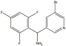 (5-bromopyridin-3-yl)(2,4,6-trifluorophenyl)methanamine