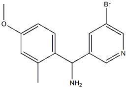  (5-bromopyridin-3-yl)(4-methoxy-2-methylphenyl)methanamine