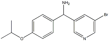 (5-bromopyridin-3-yl)[4-(propan-2-yloxy)phenyl]methanamine