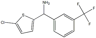  (5-chlorothiophen-2-yl)[3-(trifluoromethyl)phenyl]methanamine